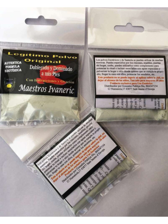 Polvo Doblegado a mis pies con Instrucciones y Oración