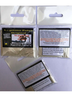 Polvos Yo puedo más que tu con Instrucciones y Oración