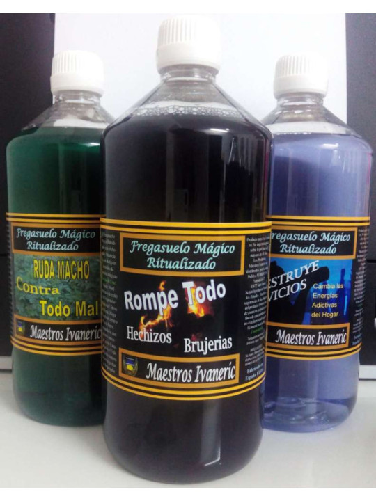 Fregasuelo Ritualizado Rompe Todo, Contra Hechizos y Brujerias.