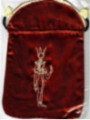 Bolsa Guarda Tarot Cleopatra 16 cm X 22,5 cm