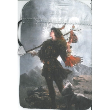 Bolsa Guarda Tarot  Heaven Earth 15 cm X 23,5 cm