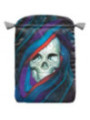 Bolsa Guarda Tarot Cara Santa Muerte. 16cm X 24cm