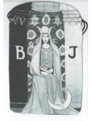 Bolsa Guarda Tarot Dark Side, 24x15,5cm.