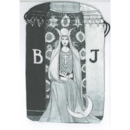 Bolsa Guarda Tarot Dark Side, 24x15,5cm.