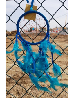 Atrapasueños Azul, con Plumas 35cm