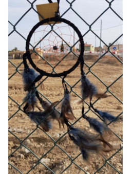 Atrapasueños Negro, con Plumas 35cm