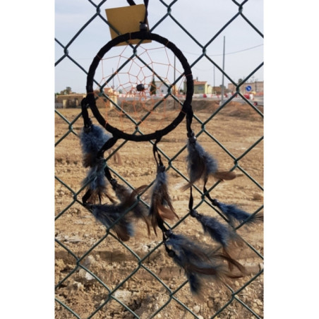 Atrapasueños Negro, con Plumas 35cm
