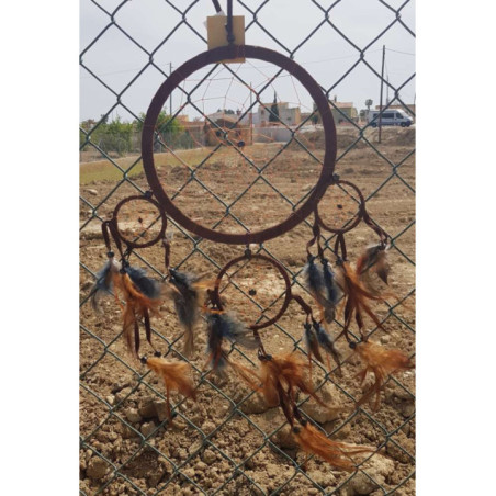Atrapasueños Marrón, con Plumas 60cm