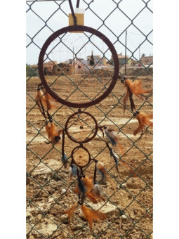 Atrapasueños Marrón, con Plumas 70cm