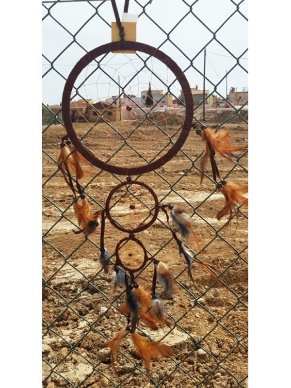 Atrapasueños Marrón, con Plumas 70cm