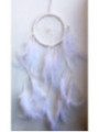 Atrapasueños Blanco con Plumas 50cm