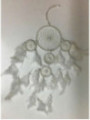 Atrapasueños Blanco con Plumas 52cm