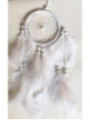 Atrapasueños Blanco con Plumas 40cm