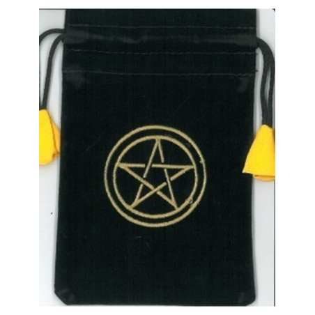 Bolsa Pentáculo Para tarot Mini, 14 x 9 cm