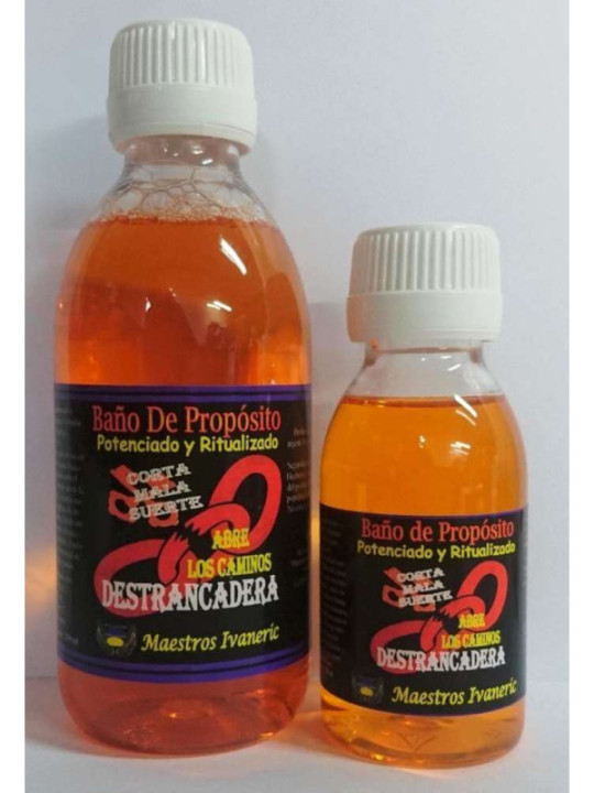 Baño de Propósito Destrancadera, Cortar mala Suerte, Abrir caminos 100ml