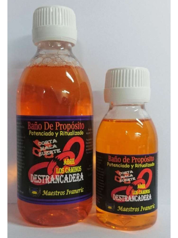 Baño de Propósito Destrancadera, Cortar mala Suerte, Abrir caminos 100ml