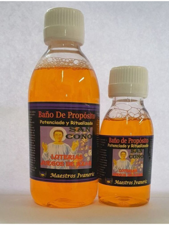 Baño de Propósito San Cono, Loterías y Juegos de Azar. 100ml