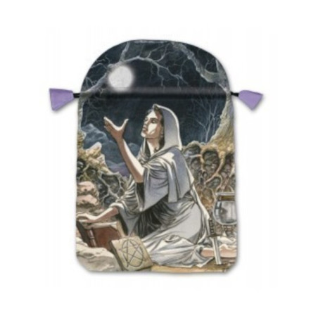 Bolsa Guarda Tarot Luna Pagana. 16cm X 22,5cm