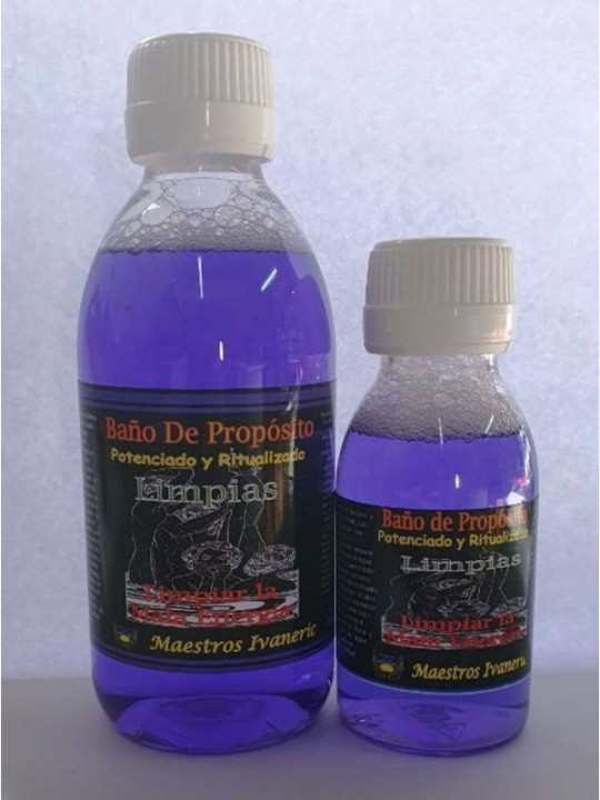 Baño de Propósito Limpias, Limpiar Mala Energía. 100ml