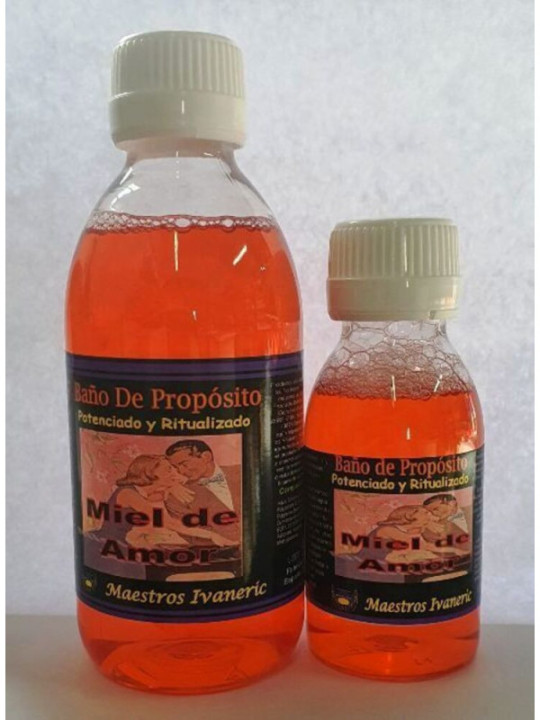 Baño de Propósito Miel de Amor, Endulzar y Enamorar. 100ml