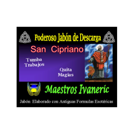 Jabón Esotérico de Propósito San Cipriano, Protección y Cortar Maleficios