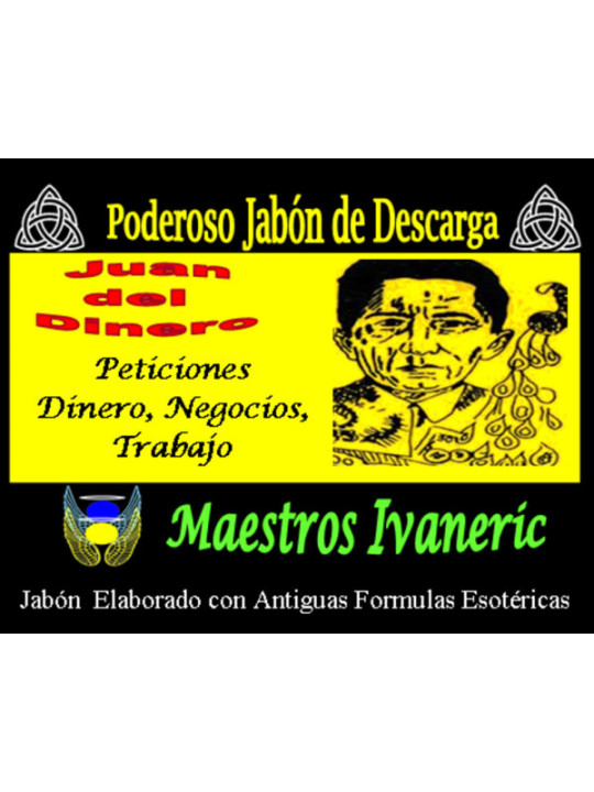 Jabón Esotérico de Propósito Juan Del Dinero