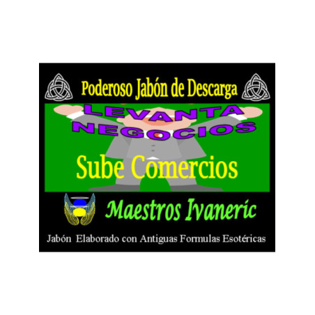 Jabón Esotérico de Propósito Levanta Negocios, Sube Comercios