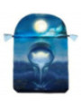 Bolsa Guarda Tarot Brujería de Plata. 16cm X22.5cm
