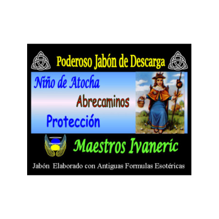 Jabón Esotérico Niño de Atocha, Abrecaminos y Protección