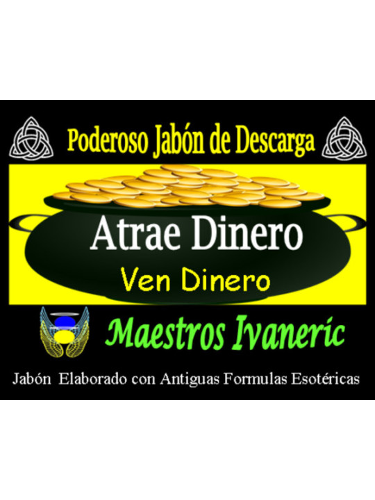 Jabón Esotérico de Propósito Atrae Dinero, Ven Dinero Ya