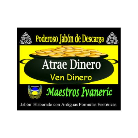Jabón Esotérico de Propósito Atrae Dinero, Ven Dinero Ya