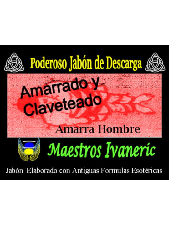 Jabón Esotérico de Propósito Amarra Hombre