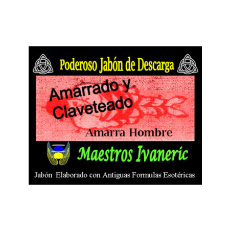 Jabón Esotérico de Propósito Amarra Hombre