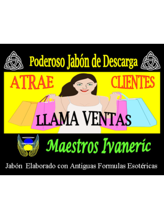 Jabón Esotérico de Propósito Atrae Clientes, Llama Ventas