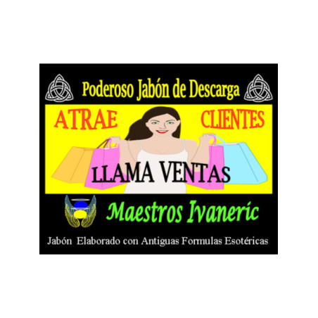 Jabón Esotérico de Propósito Atrae Clientes, Llama Ventas