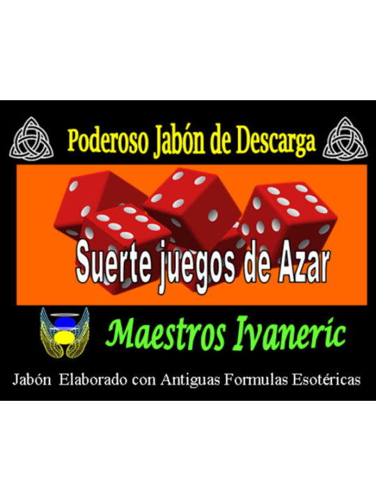Jabón Esotérico de Propósito Suerte en los Juegos de Azar