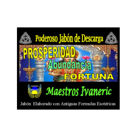 Jabón Esotérico de Propósito Fortuna, Abundancia y Prosperidad