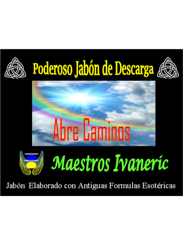 Jabón Esotérico de Propósito Abrecaminos, Abrir los Caminos