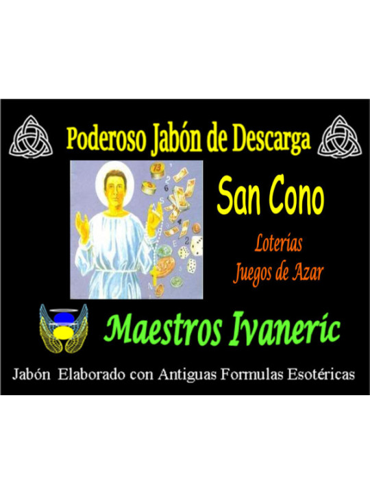 Jabón Esotérico de Propósito San Cono, Loterías y Juegos de Azar