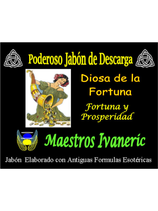 Jabón Esotérico de Propósito Diosa de la Fortuna, Prosperidad