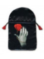 Bolsa Guarda Tarot Mano y Rosa. 16cm X 22.5cm