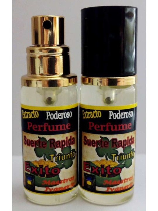 Poderoso Perfume Mágico Suerte Rápida, Éxito, Triunfo