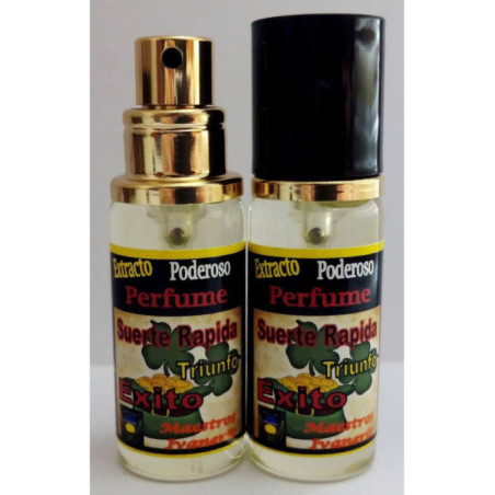 Poderoso Perfume Mágico Suerte Rápida, Éxito, Triunfo