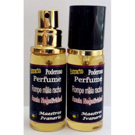 Poderoso Perfume Mágico Rompe Mala Racha, Anula Negatividad