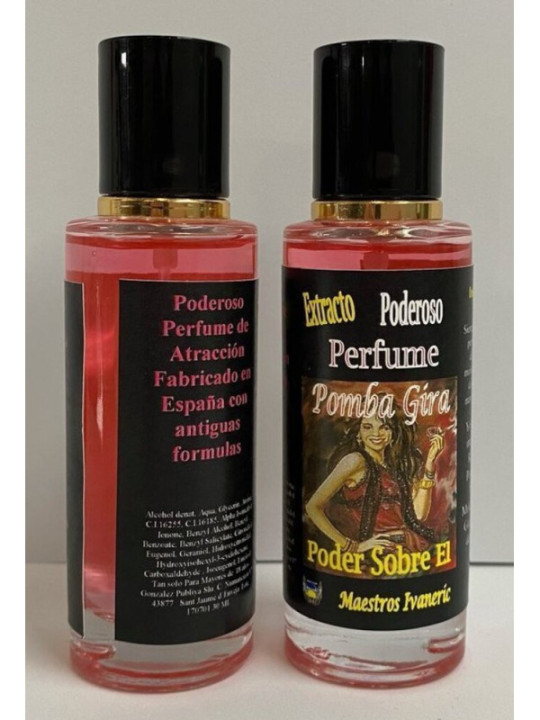 Poderoso Perfume Mágico Pomba Gira, 30ml