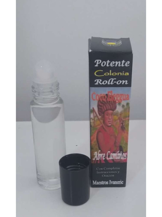 Poderosa Colonia Roll-on Coco Eleggua, Abrir los Caminos