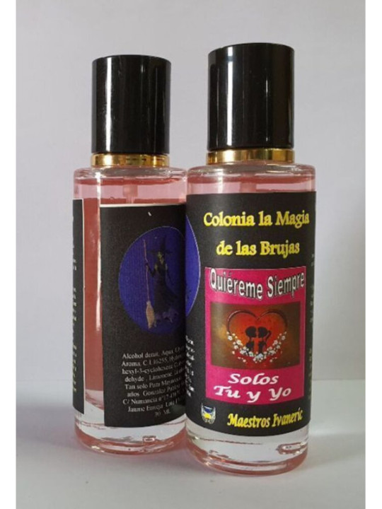 Poderosa Colonia de las Brujas Quiéreme Siempre, Solos Tu y Yo. 30ml