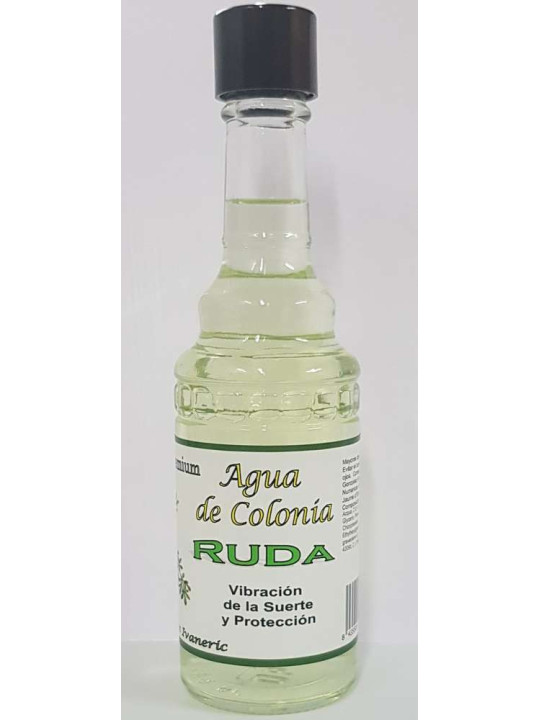 Agua de Ruda Maestros Ivaneric, Suerte y Protección, en botella cristal 250ml.