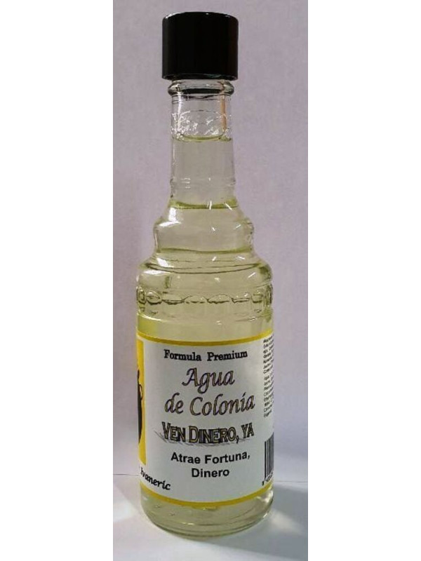 Agua de Ven Dinero Maestros Ivaneric, Atraer Dinero Fortuna, en botella cristal 250ml