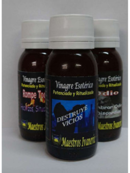 Vinagre Artesanal Destruye Vicios. 60ml